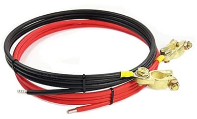 Zonne-laadregelaar met Accuverbindingskabel 2m 6mm² - Koper met Massieve Accuklemmen