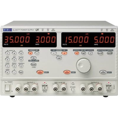 Aim TTi QL355TP SII Labvoeding, regelbaar 0 - 35 V/DC 0 - 3 A 228 W Aantal uitgangen: 3 x