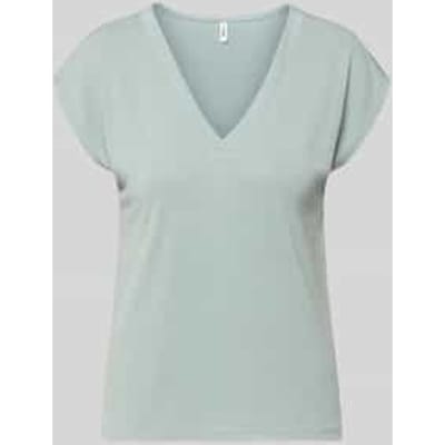 ONLY ONLFREE LIFE S/S MOD.V-NECK TOP JRS NOOS Dames Top - Abyss