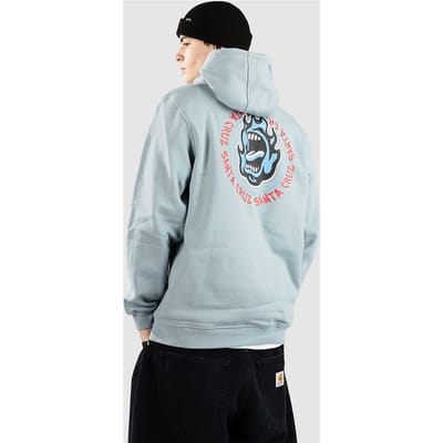 Santa Cruz BT Ringed Screaming Flame Hoodie blauw