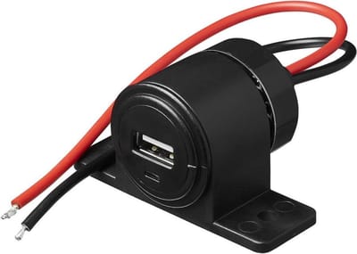 ProPlus USB-opbouwstekkerdoos - 2100mA - 12V/24V - Compact - Eenvoudige installatie