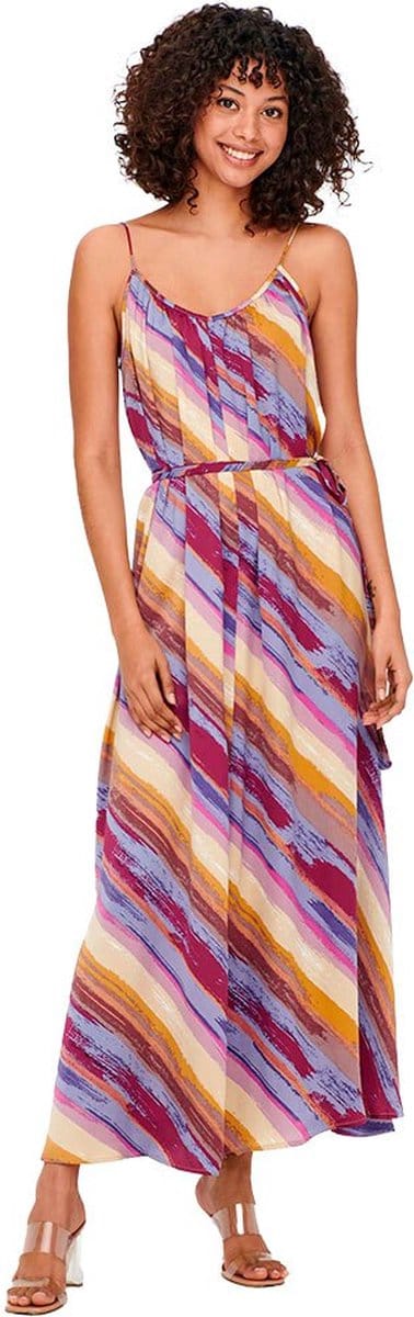 Only Philippa Lange Jurk Zonder Mouwen Veelkleurig XS Vrouw