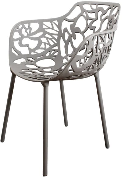 DS4U - Cast magnolia stoel met arm lichtgrijs