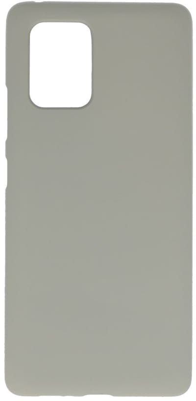 Hoesje Geschikt voor de Samsung Galaxy S10 Lite - Backcover Color Telefoonhoesje - Grijs