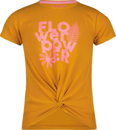 4PRESIDENT T-shirt meisjes - Inca Gold - Maat 92 - Meiden shirt