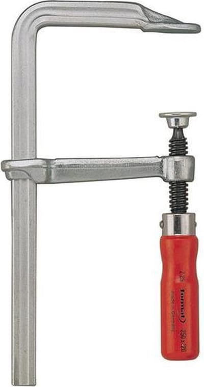 Massief stalen lijmklem Staal 300x140mm FORMAT
