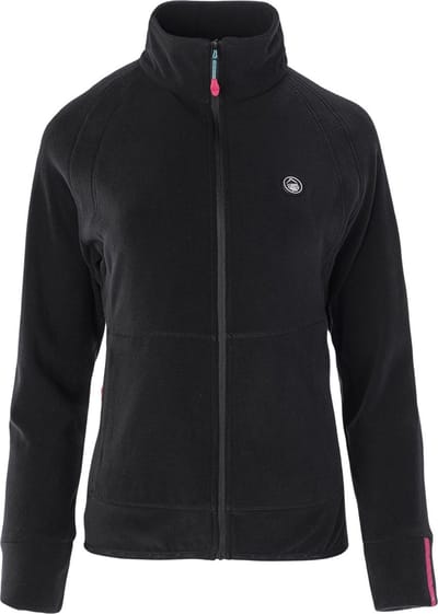 Elbrus Rachele Fleece Jas Outdoorjas - Maat M  - Vrouwen - zwart