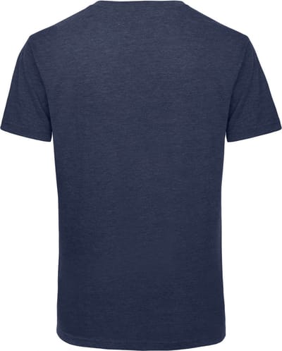 B&C TriBlend V-neck TEE CGTM057 - Heather Navy - 3XL