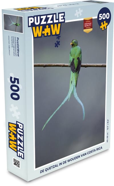 Puzzel De quetzal in de wouden van Costa Rica - Legpuzzel - Puzzel 500 stukjes