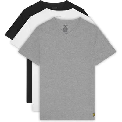 V-hals T-shirt Lyle & Scott Basic (x3)