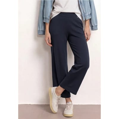 7/8 broek met wijde pijpen in Loose Fit
