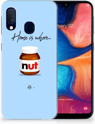 Samsung Galaxy A20e Siliconen Case Nut Home