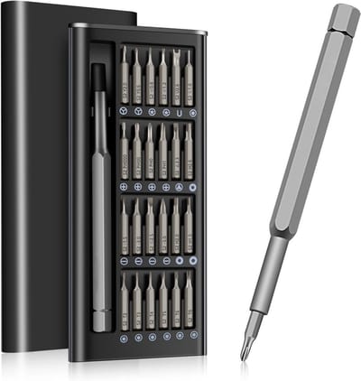 24-in-1 kleine precisie-schroevendraaierset, gemaakt van hoogwaardig S2-staal, professionele mini-magnetische reparatiegereedschapskit