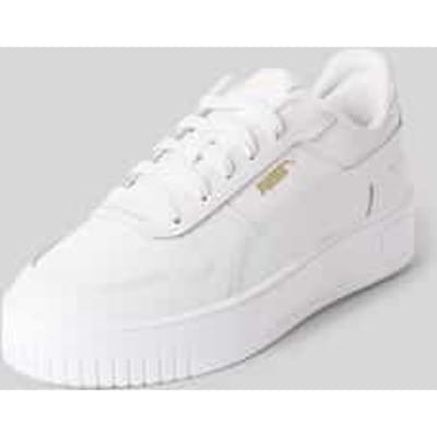 PUMA Carina Street Dames Sneakers - PUMA White-PUMA White-PUMA Gold