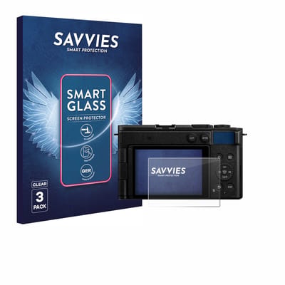 3 Stuks Savvies Screenprotector - geschikt voor Panasonic Lumix DC-S9 - beschermfolie glas transparant