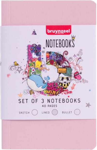 Bruynzeel A6 Notebook | set van 3