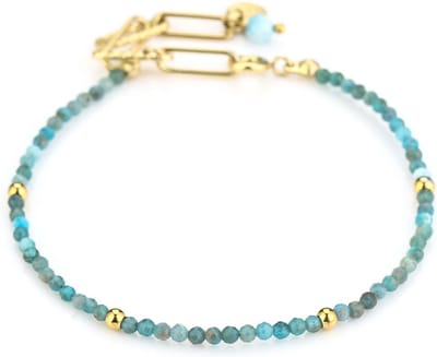 Armband Inda - Michelle Bijoux - Armband - One size - Goud/Blauw