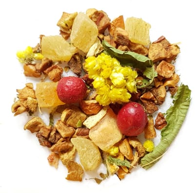 Tea Bar - Cranberry Lime Punch - Kruidenthee (cafeïnevrij)|ijsthee - 80 Gram