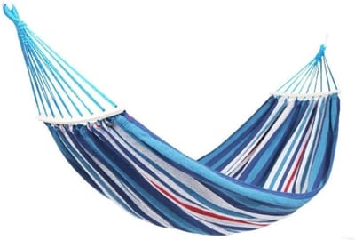 Camping Hangmat - Recreatie Outdoor - Ontspannen Buiten - Anti-rollover Ontwerp - 190x100 cm - Blauw