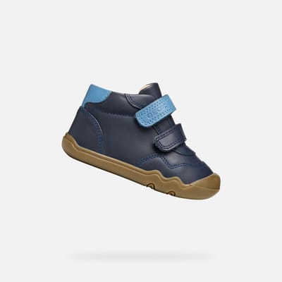 GEOX STEPPIEUP PEUTERJONGENS Sneakers - MARINEBLAUW/AVIO - Maat 20