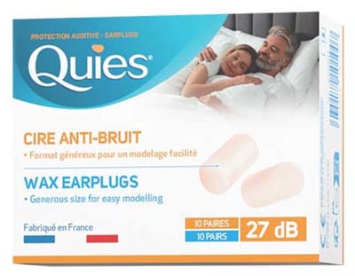 Quies Gehoorbescherming met Geluidwerende Was 10 Paar
