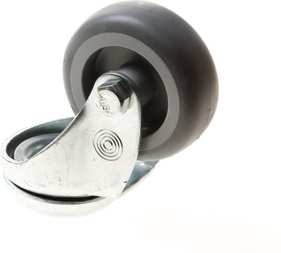 Kelfort ZWENKWIEL GRS RUBB 50MM BOUTGAT+LAGER GRIJS - 50 KG
