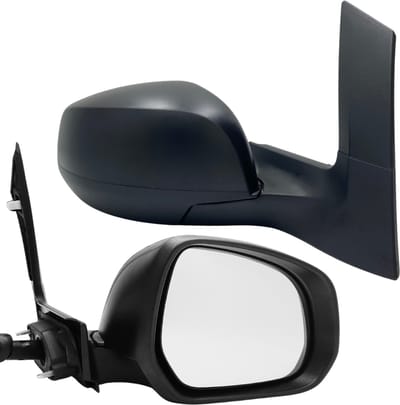 BILMAX Rechter Buitenspiegel Vervanging voor Opel Agila B (H08) 2008–2014, Handmatig Verstelbaar (Joystick), (Passagierszijde)