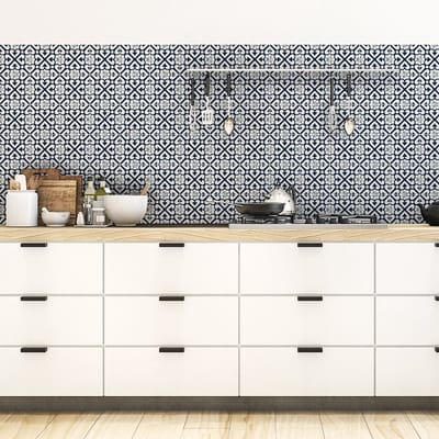 Zelfklevende tegelmuurstickers voor keuken en badkamer - 60 tegelstickers - 60 stickers 20x20cm