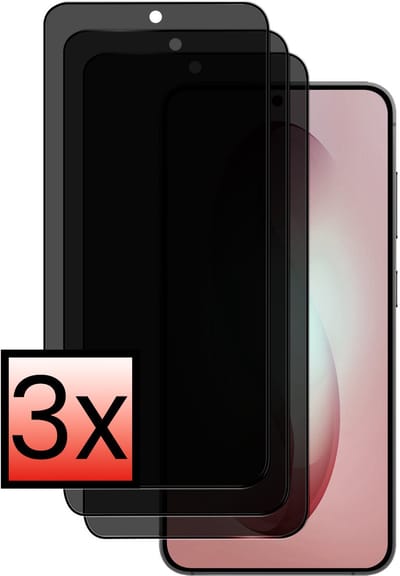 Screenprotector - 3 Stuks - Geschikt voor Samsung Galaxy S26 - Privacy Filter - Beschermglas - Gehard Glas - Tempered Glass - Screen Protector - Anti Spy - Full Display Cover