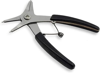 Krimptang Set - Seegerring Tang - Onderhoud Reparatie - Dubbele Functie - 145mm - Zwart