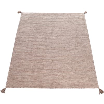 Handgeweven tapijt Kilian beige 80x150 cm