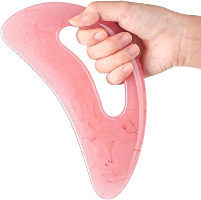 longziming -Groot Gua Sha Massageapparaat – Volledige Lichaamsmassage voor Cellulitis & Lymfedrainage – Voor Benen, Rug, Gezicht en Nek – Spierontspanning, Vermindering van Vermoeidheid en Comfortabel Herstel