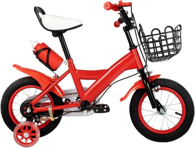 Kinderfiets - Loopfiets - Buiten Spelen - Verstelbaar Zadel - 12 inch - Rood