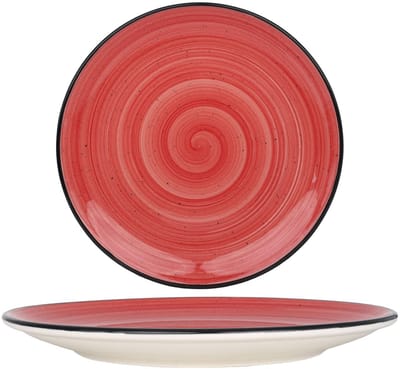 Bonna Dinerbord - Aura Passion - Porselein - 30 cm - set van 6