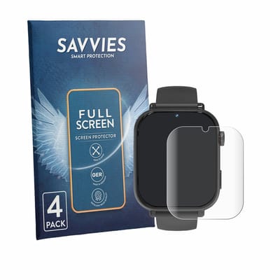 Savvies - Screenprotector voor Pthtechus A22 - Folie Beschermfolie transparant volledig dekking 4 Stuks
