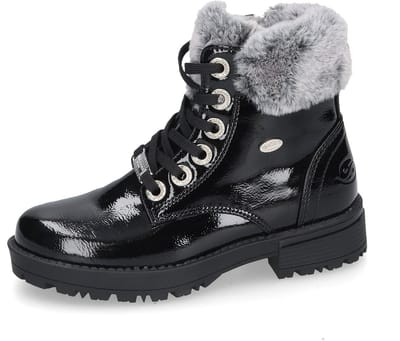 Dockers by Gerli Dames Laarzen gevoerd 47TR701-670-100 zwart