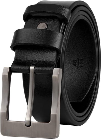 Herenriem van echt leer - Zachte casual jeans en werkriem 38 mm voor vader, vriend, broer, zoon en kleinzoon