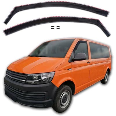 Lucht deflectoren - Volkswagen T6 (2003-2019) - Aerodynamica - Gekleurde afwerking - Eenvoudige montage