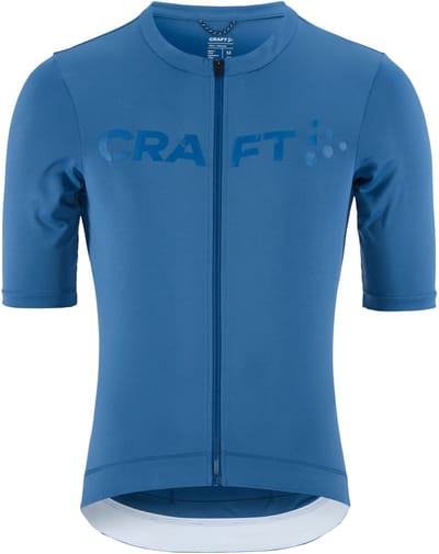 CRAFT ENDUR LOGO JERSEY M Heren Fietsshirt - WATER