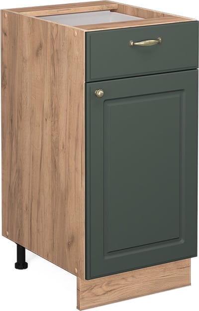 Vicco Fame-Line Keukenonderkast – 40 cm zonder werkblad Groen-Goud Landhuis