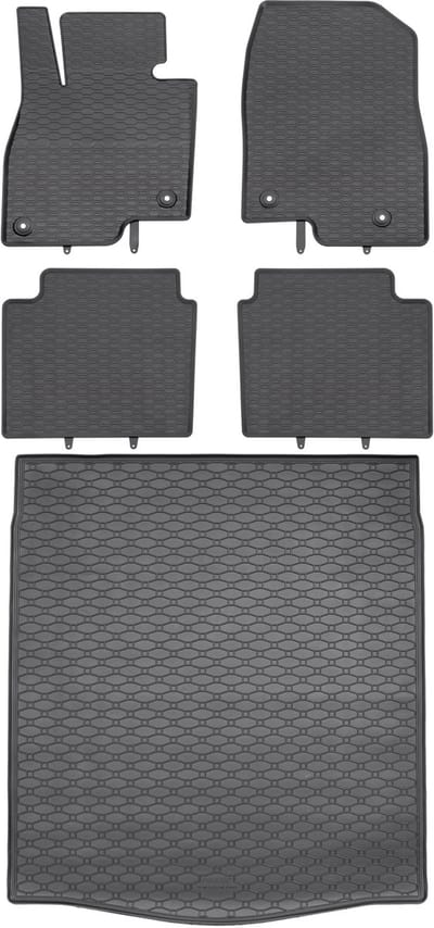 Max-Dywanik Rigum Serie - Kofferbakmat en Vloermatten - Mazda 6 III - 2013-2024 - Zwart