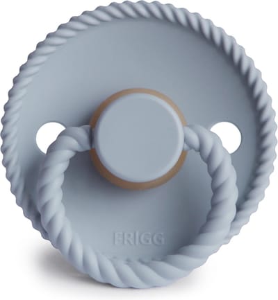 Frigg fopspeen latex  Rope- powder blue/ 6-18 maanden