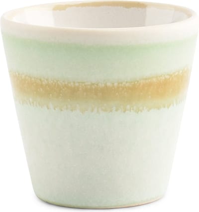 Salt & Pepper Mokkakop 10cl groen Flow (Set van 4)
