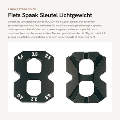 Dailygoods- Spakenmoer Multifunctioneel - Fietsgereedschap Koffer - Fiets Gereedschap Set - Lichtgewicht Aluminium - Ergonomisch Ontwerp - 6 Maten