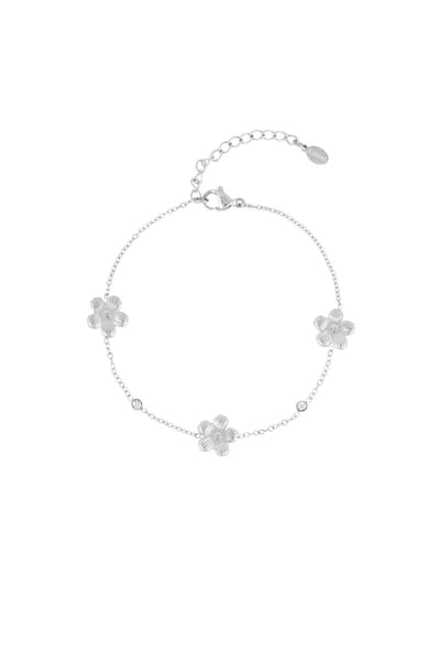 Goudlief Flower Power Bracelet - Roestvrij staal - Verkleurt niet