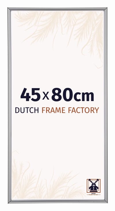 Fotolijst 45x80 cm - Kunststof - Zilver Hoogglans - Angers