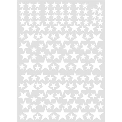 150 Stuks Verwijderbare DIY Muursticker PVC Vinyl Kunst Muursticker Woonkamer Huisdecoratie Wit wit