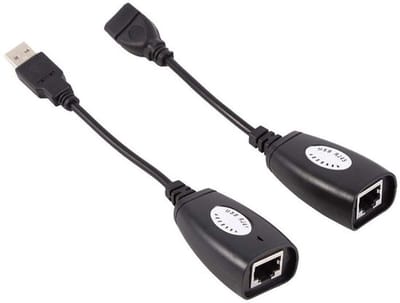 USB Netwerkadapter - Gigabit Ethernet-adapter - Ideaal voor USB-apparaten - Zwart - Geschikt voor PC - Uitbreiding tot 150 meter