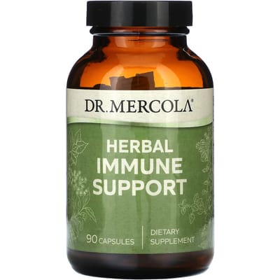 Dr. Mercola, Soutien Immunitaire Herbal, 90 Capsules