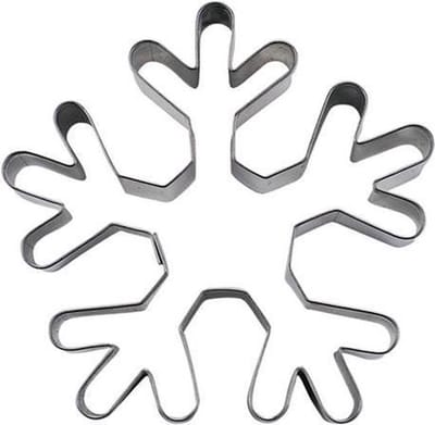 Uitsteker RVS - sneeuwvlok / ijskristal 6.5cm - St�dter